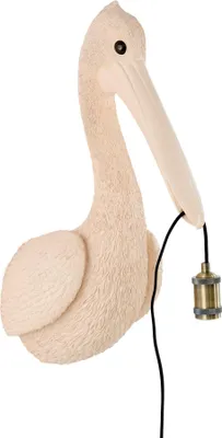 Immagine prodotto di Light & Living - lampada da parete - Pelican - rosa - plastica - lampada a forma di animale - E27 - 3129195