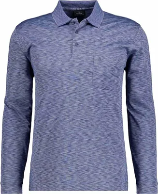 Produktbild von Polo button, LS 073 MARINE MEL Größe XXL