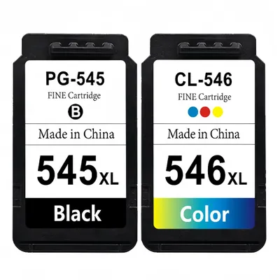Produktbild von 2er PG-545 XL CL-546 XL Druckerpatronen für CANON 545XXL MG2550 MG2555 MG2950 MX494 MX495 [400 Seiten für Schwarz, 300 Seiten für jede Farbe]