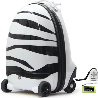 Produktbild von Jamara Kinderkoffer Zebra, 460221, inkl. Fernbedienung