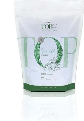 Produktbild von ItalWax Top Line Film Wax Emerald 750g - Professionelle Wachs für Schmerzfreies Wachsen