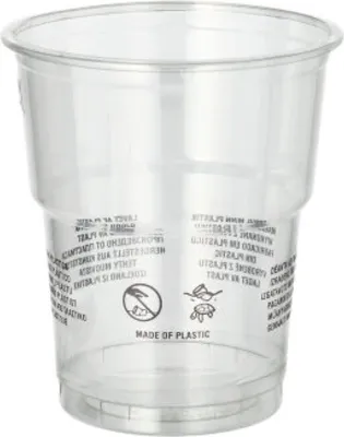 Produktbild von 50 Trinkbecher R-PET 0,2 l Ø 7,8 cm · 8,9 cm glasklar