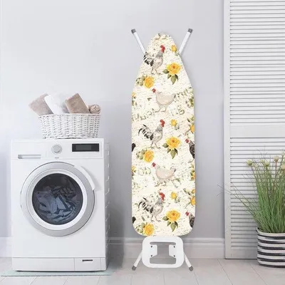 Produktbild von Strijkbrettbezug Beige 110 x 30 cm - Hitzebeständig und Rutschfest