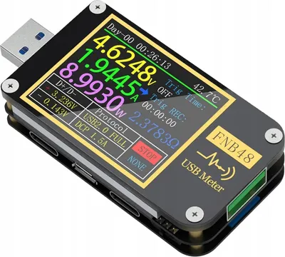Obrázok produktu pre Fnirsi FNB48 multifunkčný tester USB portov bez Bluetooth LCD TFT