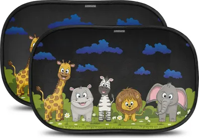Produktbild von Sonnenschutz Auto Baby mit UV Schutz, Reach  - Opti-Dark - GSM100+ inkl. Saugnapf - Verdunklung 51x31cm, 2 Stück