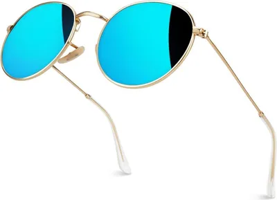 Produktbild von Polarisierte Runde Sonnenbrille UV400 Schutz für Damen und Herren