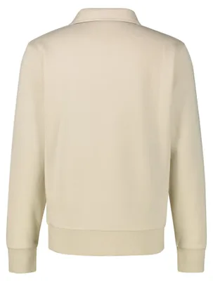 Produktbild von Lerros Sweatshirt aus Baumwoll-Kunstfaserqualität mit klassischem Polokragen