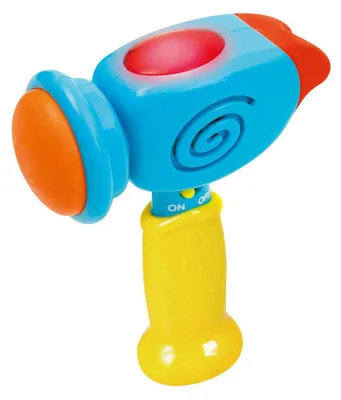 Produktbild von Playgo Baby Spielzeug Hammer mit Licht und Sound - Motorik