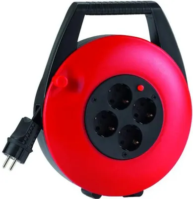 Produktbild von HEDI KBR15T Kabelbox 15 m für den Innenbereich, rot 6 Stück ***NEU**