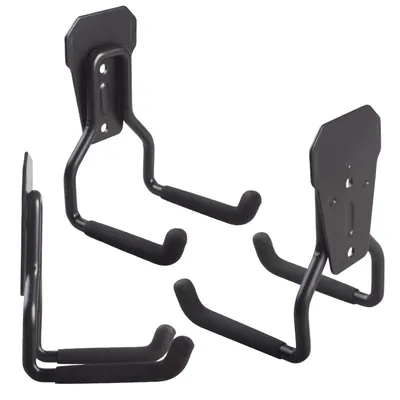 Produktbild von 3x Wandhalterung aus Stahl Haken für die Garage