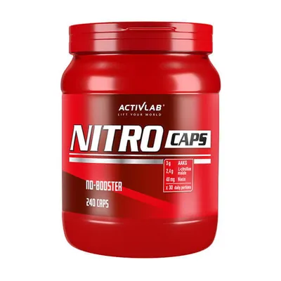 Zdjęcie produktu dla Nitro Caps 240 kapsułek wsparcie pracy mięśni i regeneracji Activlab
