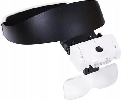Image de Verk 09128 Loupe frontale avec éclairage LED (1x 1,5x 2x 2,5x 3,5x)