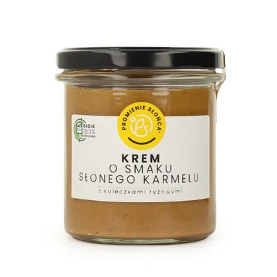 Zdjęcie produktu dla Krem o Smaku Słonego Karmelu z Kuleczkami 300 g