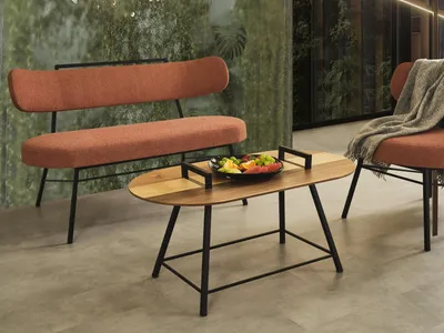Immagine prodotto di Tavolino da caffè tavolino da salotto marrone tavolino design nuovo