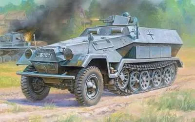 Imagen del producto de 500783572 - Zveda, escala 1:35, Hanomag SdKfz-251/1 (Segunda Guerra Mundial)