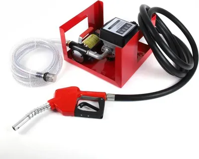 Image de Pompe à carburant - Pompe diesel - 12 V CC - 175 W - Hauteur de refoulement 7 m - IP55 - 37 × 34 × 35 cm - 13 kg - Rouge