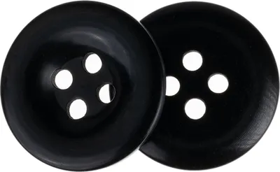Immagine prodotto di Pulsante - set di 3 - diametro 23 mm - nero