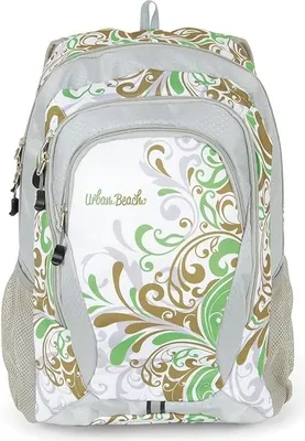 Produktbild von Schulrucksack mit integriertem Laptopfach, Waldweiß, 47 x 33 x 24 cm