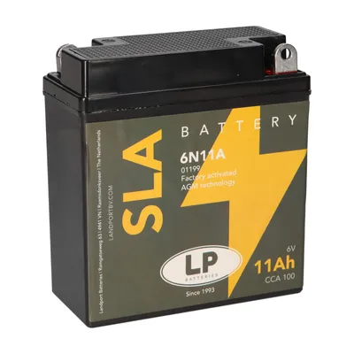 Produktbild von Batterie AGM SLA 6V 11Ah für Motorrad Startbatterie MS 6N11A