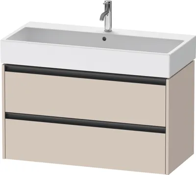 Produktbild von Duravit Ketho.2 Wastafelonderkast 98,4x46x54,9 cm Mat Taupe
