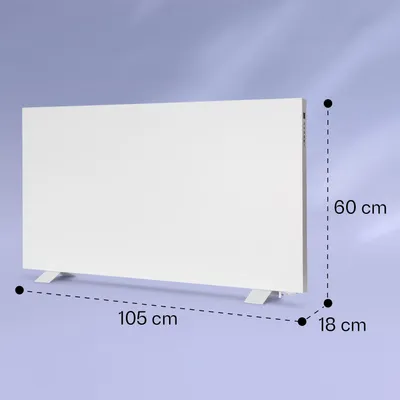 Obrázek produktu pro Klarstein Infrazářič a konvektor 2 v 1, infrazářič s termostatem, 750 W, infrazářič IP24 pro montáž na stěnu s ovládáním pomocí aplikace, detekce otevřených oken, hybridní elektrický ohřívač