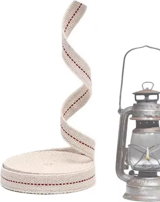 Immagine prodotto di CHPN – Stoppini per candele – Stoppini per lampade ad olio – Stoppino per candela, 1 metro di lunghezza, 1 cm di larghezza – Stoppino per lampada ad olio
