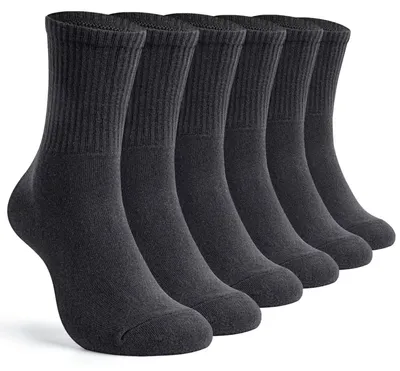 Imagen del producto de 6/12 pares de calcetines deportivos de algodón para hombres y mujeres