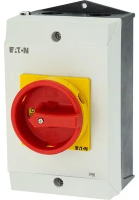 Produktbild von EATON P1-25/I2/SVB/N 207298 Hauptschalter 25A Aufbau 3p+N NOT-AUS-