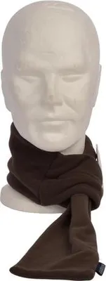Produktbild von P&T Fleece-Winterschal mit Durchziehschlaufe - Braun - 85 x 12 cm