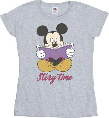 Produktbild von Disney - "Story Time" T-Shirt für Damen BI33616 (S) (Grau)