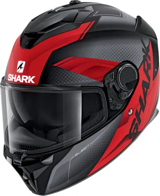 Image de Shark Spartan GT Elgen Micro casque, noir mat/rouge, XS (53/54)