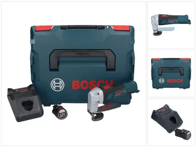 Immagine prodotto di Bosch GSC 12V-13 Taglierino professionale a batteria 12 V + 1x batteria ricaricabile 2,0 Ah + caricabatteria + L-Boxx
