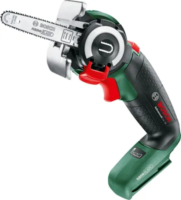 Obrázok produktu pre Bosch AdvancedCut 18, 7000 ot/min, 6,5 cm, Čierna, Zelená, Červená, Strieborná, Batérie, 2,5 Ah, Lithium-ion (Li-ion)