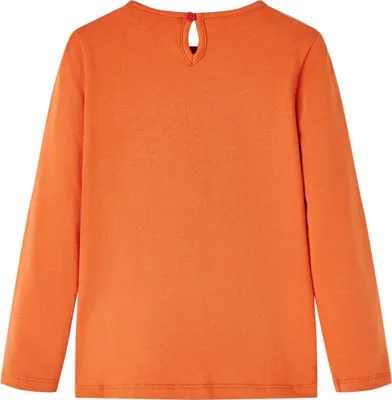 Produktbild von vidaXL Kinder-Langarmshirt Dunkelorange 104