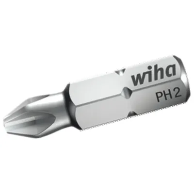 Image de wiha Bit Standard 25 mm Phillips 1/4" (01658) PH2 (70112225)