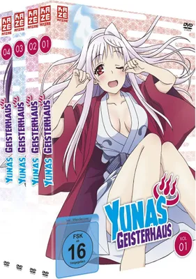 Produktbild von Yunas Geisterhaus - Gesamtausg (DVD) 4Disc Bundle Vol.1-4, Episoden 01-12, 4Disc