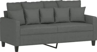 Produktbild von vidaXL 2-Sitzer-Sofa Dunkelgrau 140 cm Stoff