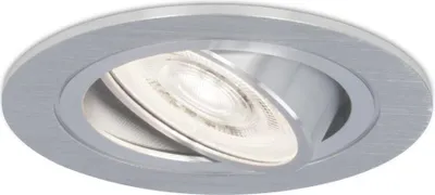Produktbild von hoftronic LED Einbaustrahler 3,8W 270lm 6000K IP20 Edelstahl dimmbar schwenkbar