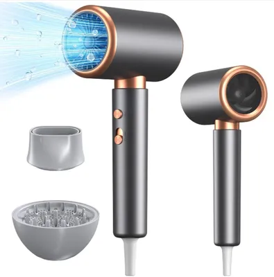 Produktbild von Ionen-Haartrockner 2000W mit Diffusor, 2 Stufen, Schwarz