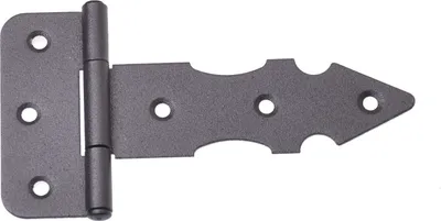 Produktbild von Aqbau® Kreuzgehänge Scharnier Türband Ladenband T-Bänder T-Scharniere dekorativ schwarz 2st (70x95mm)