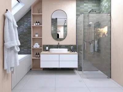 Produktbild von Jungborn Duschtür mit Seitenwand SETTE Drehtür rechts Seitenwand links 80 x 100 cm Profilfarbe chrom Klarglas mit schmut