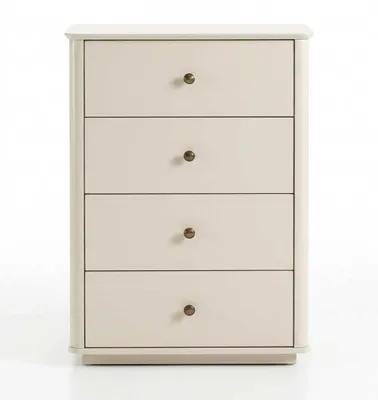 Immagine prodotto di Comodino beige, moderno, elegante. Mobile contenitore, credenza, mobiletto