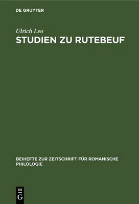 Produktbild von Studien zu Rutebeuf