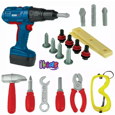 Immagine prodotto di Giocattolo trapano avvitatore grande set