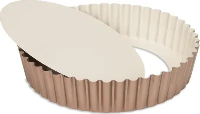 Image de Patisse moule a quiche haut a fond amovible 25cm Ceramic P03355