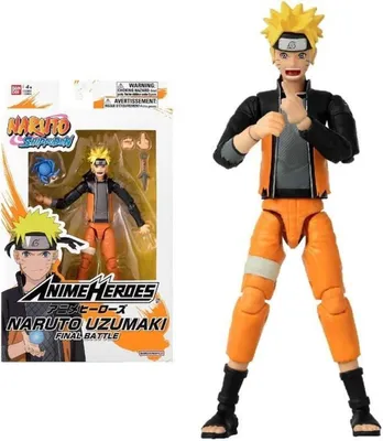 Produktbild von Bandai - Anime Heroes Figur Naruto Uzumaki 17 cm Manga Actionfigur 4+