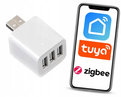 Produktbild von Tuya Intelligenter Mini USB Schalter 3-Kanal Zigbee Smart Switch