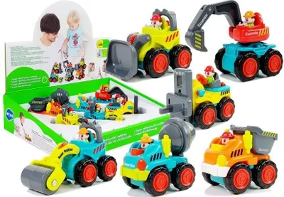 Zdjęcie produktu dla ND24_5980 Autko Budowlane Dla Malucha Betoniarka