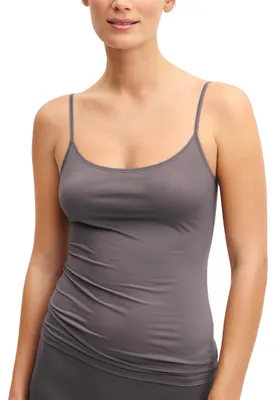 Produktbild von CALIDA Sleek Skin Spaghetti-Top Damen Sparrow Brown 44-46