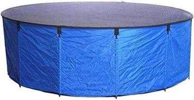 Produktbild von Flexibele blauwe vouwbak Ø 180 x H 60 cm - inklusive Abdecknetz - mit Tragebeutel - 1500 Liter